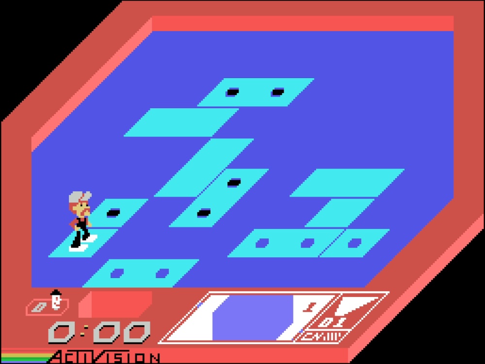 Gameplay of Rock 'n Bolt for Colecovision